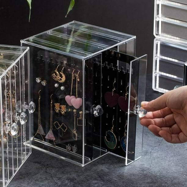 Details about Clear Holes Earring Ear Jewelry Necklace Display Rack Stand Holder Organizer Box Details about Clear Holes Earring Ear Jewelry Necklace Display Rack Stand Holder Organizer Box